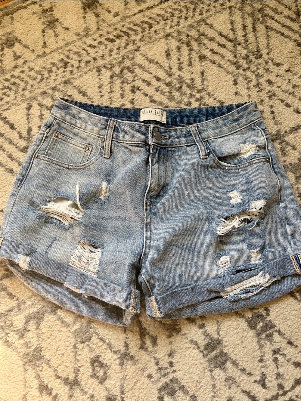 Women’s Blank Paige Denim Collection Distressed Shorts